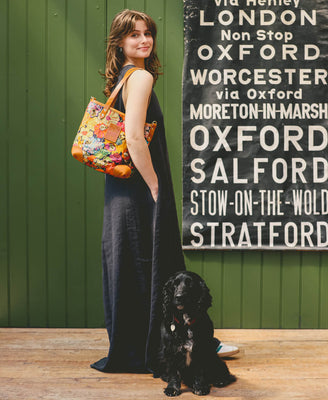 Small Tote - Bumblebee Garden in Midday Sun - Will Bees Bespoke