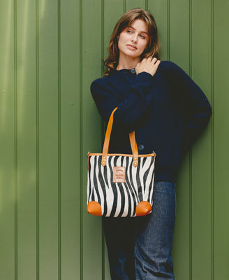 Small Tote - Zebra