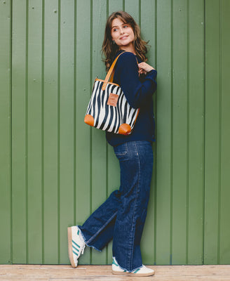 Small Tote - Zebra