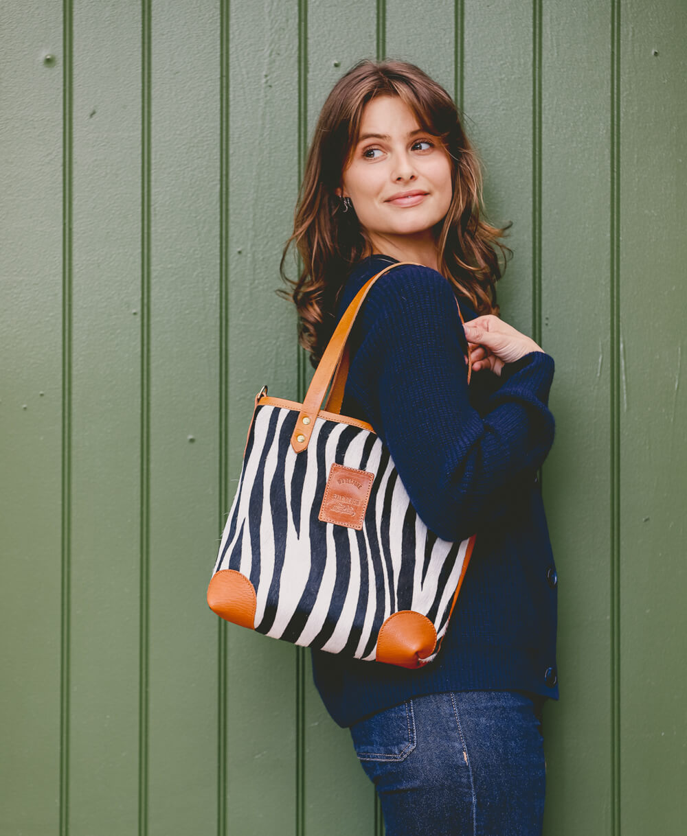 Small Tote - Zebra