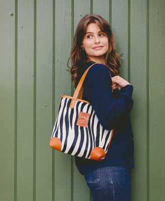 Small Tote - Zebra