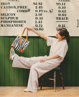 Small Tote - Zebra
