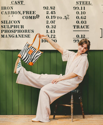 Small Tote - Zebra