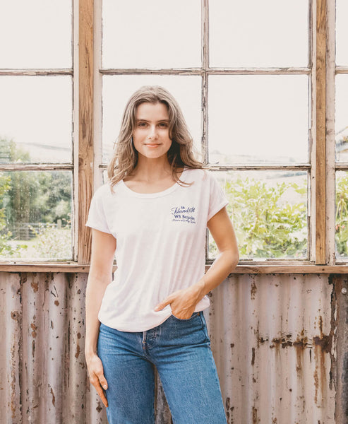 Slub Tee - White - Will Bees Bespoke