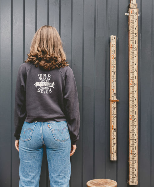Cropped Sweater - Dark Grey - Will Bees Bespoke