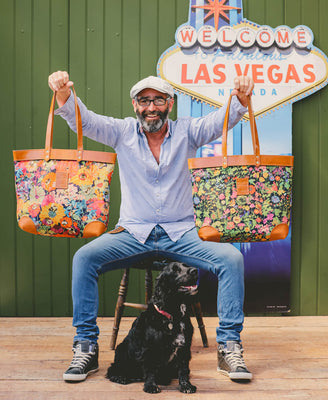 Large Tote - Bumblebee Garden in Midday Sun - Will Bees Bespoke