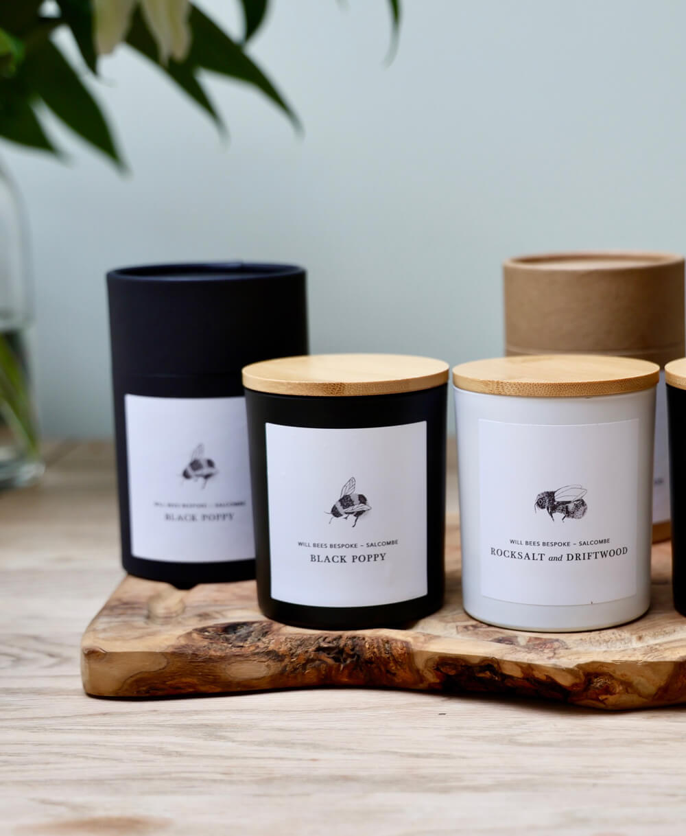 Candle - Black Poppy - Will Bees Bespoke