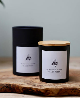 Candle - Black Poppy - Will Bees Bespoke