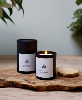 Candle - Black Poppy - Will Bees Bespoke