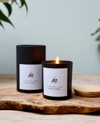 Candle - Black Poppy - Will Bees Bespoke