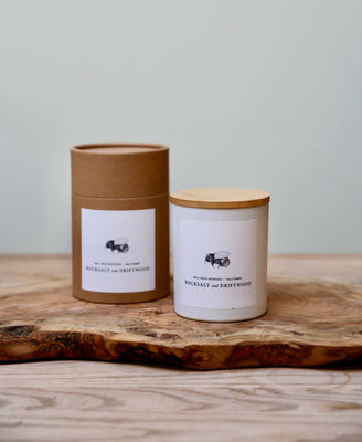 Candle - Rocksalt & Driftwood - Will Bees Bespoke