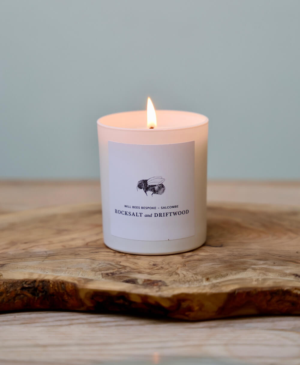 Candle - Rocksalt & Driftwood - Will Bees Bespoke