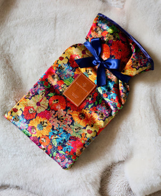 Hot Water Bottle & Cover - Bumblebee Garden in Mini Midday Sun - Will Bees Bespoke