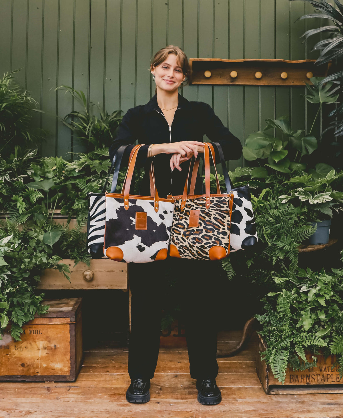 Small Tote - Giraffe Spot - Will Bees Bespoke