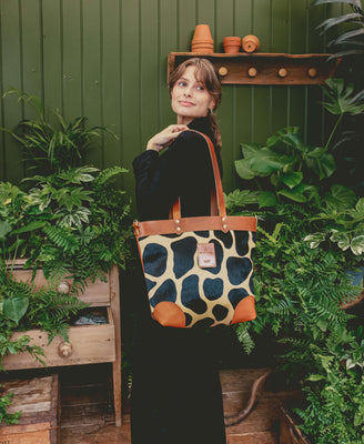 Medium Tote - Giraffe Spot - Will Bees Bespoke