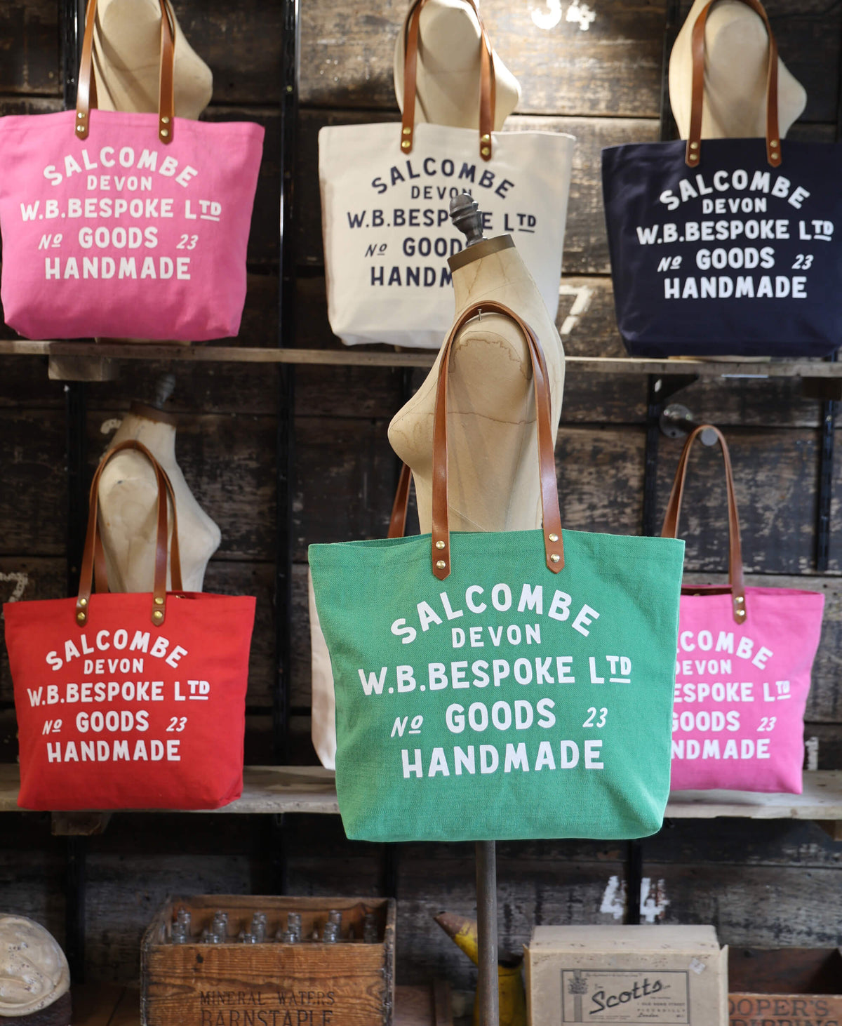 Canvas Tote - Green