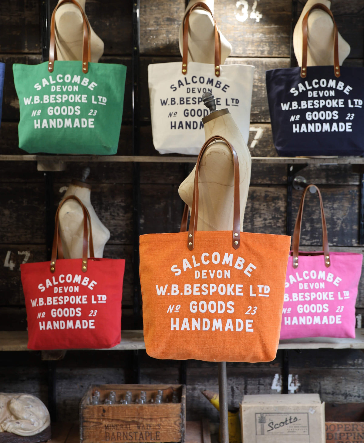 Canvas Tote - Orange