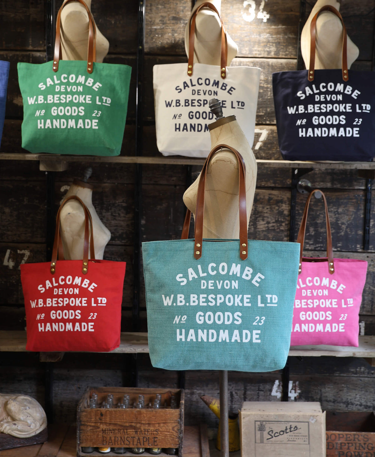 Canvas Tote - Teal
