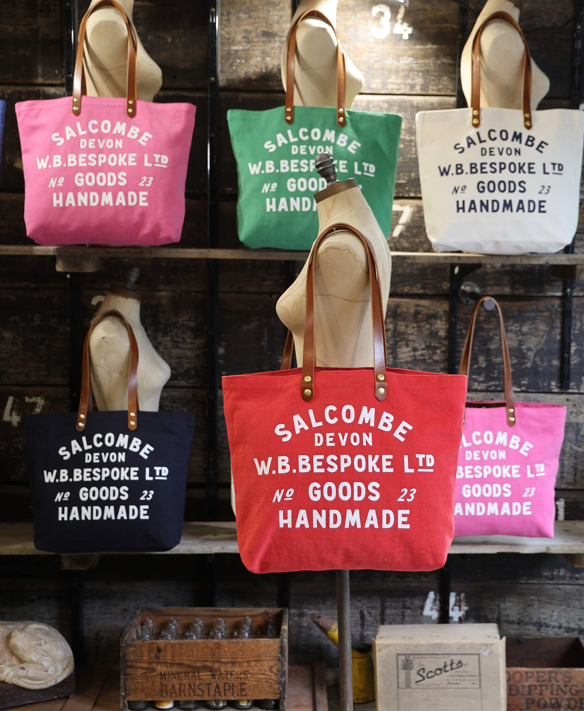 Canvas Tote - Red