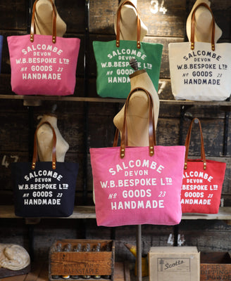 Canvas Tote - Bright Pink