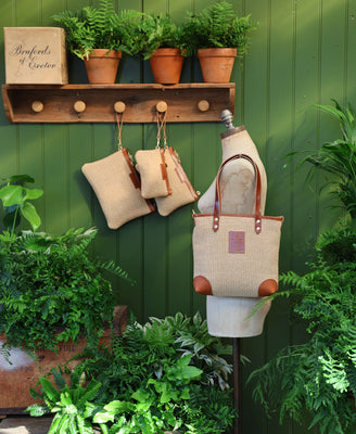 Oversized Diana 2 in 1 Clutch - Raffia in Natural