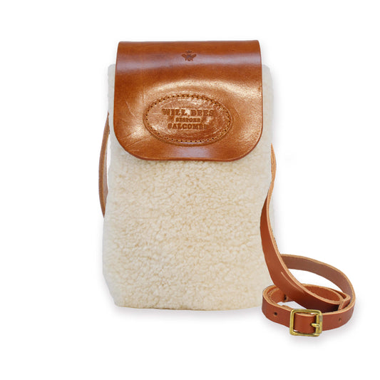 Phone Bag - Cream Sheepskin