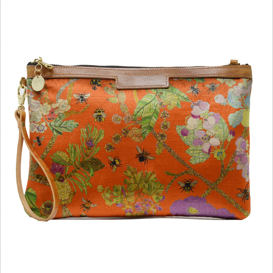 Oversized Diana 2 in 1 Clutch - Bee Tree in Nectar - Will Bees Bespoke