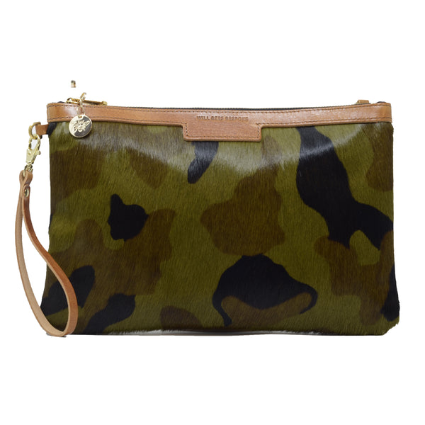 Oversized Diana 2 in 1 Clutch - Camo Print - Will Bees Bespoke