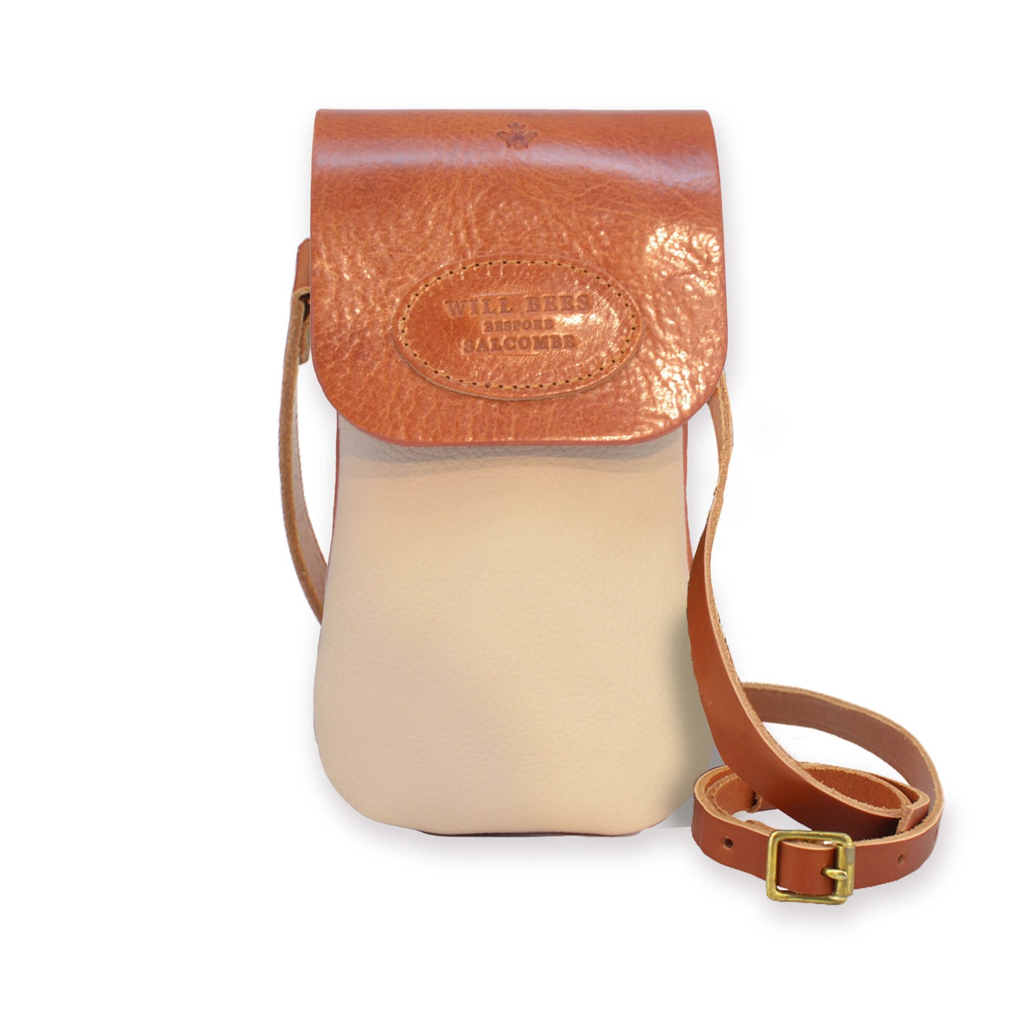Phone Bag - Ecru Leather