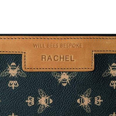 Premium Diana Clutch - Silver Paisley Sparkle - Will Bees Bespoke