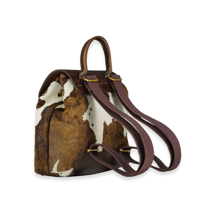 Mini Backpack - Brown Cow