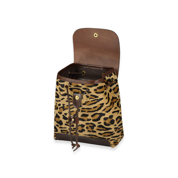 Mini Backpack - Leopard Print - Will Bees Bespoke