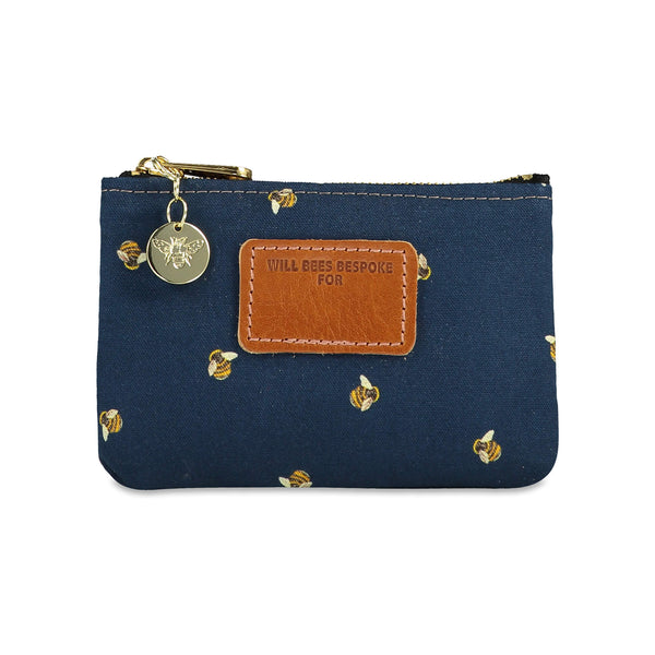 Jane Coin Purse - Baby Bee in Midnight - Will Bees Bespoke