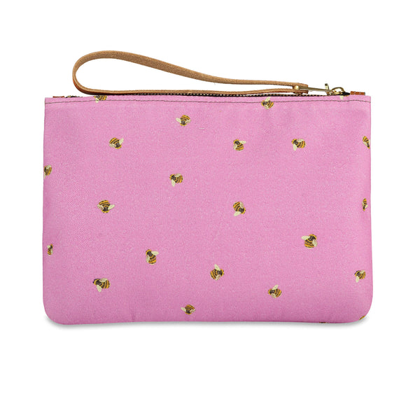 Frances Clutch - Baby Bee in Mallow - Will Bees Bespoke