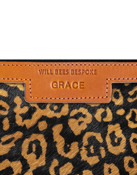Diana 2 in 1 Clutch - Abstract Leopard - Will Bees Bespoke