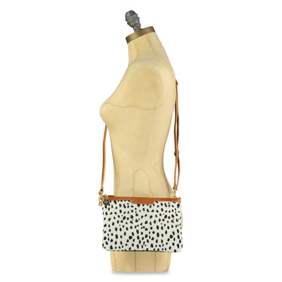 Diana Clutch - Dalmatian Print - Will Bees Bespoke