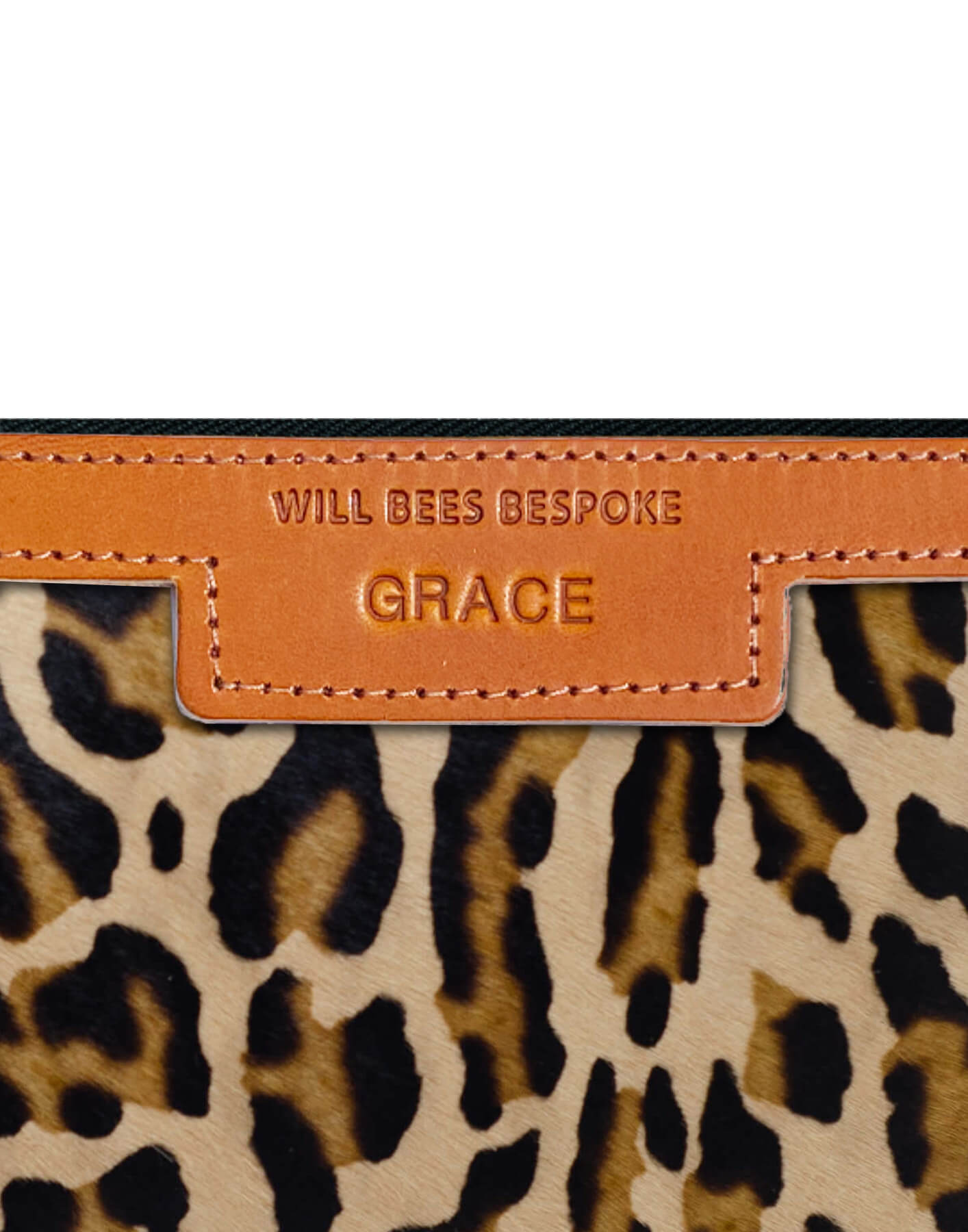 Oversized Diana 2 in 1 Clutch - Leopard Print - Will Bees Bespoke