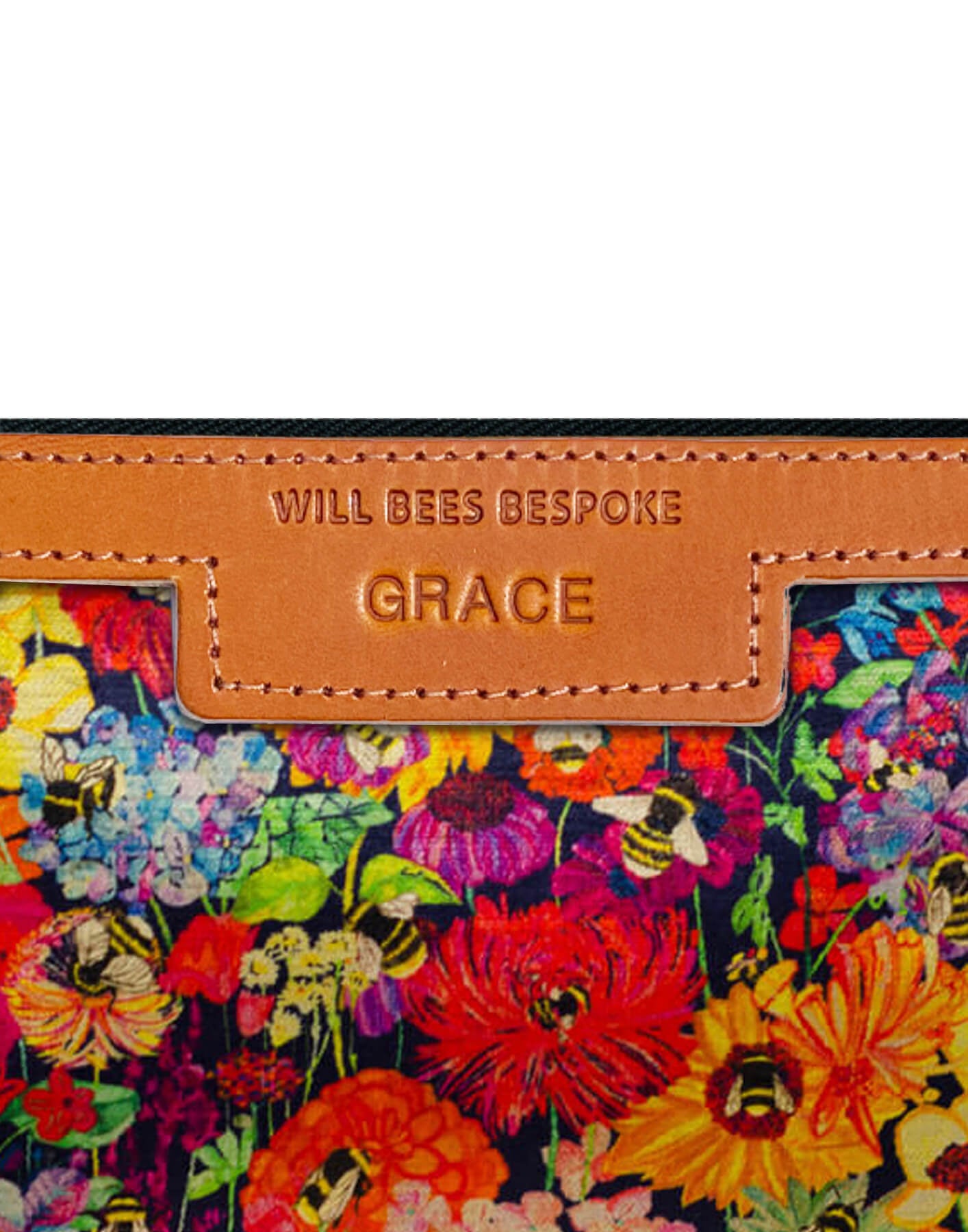 Mini Diana 2 in 1 Clutch - Bumblebee Garden in Mini Midday Sun - Will Bees Bespoke