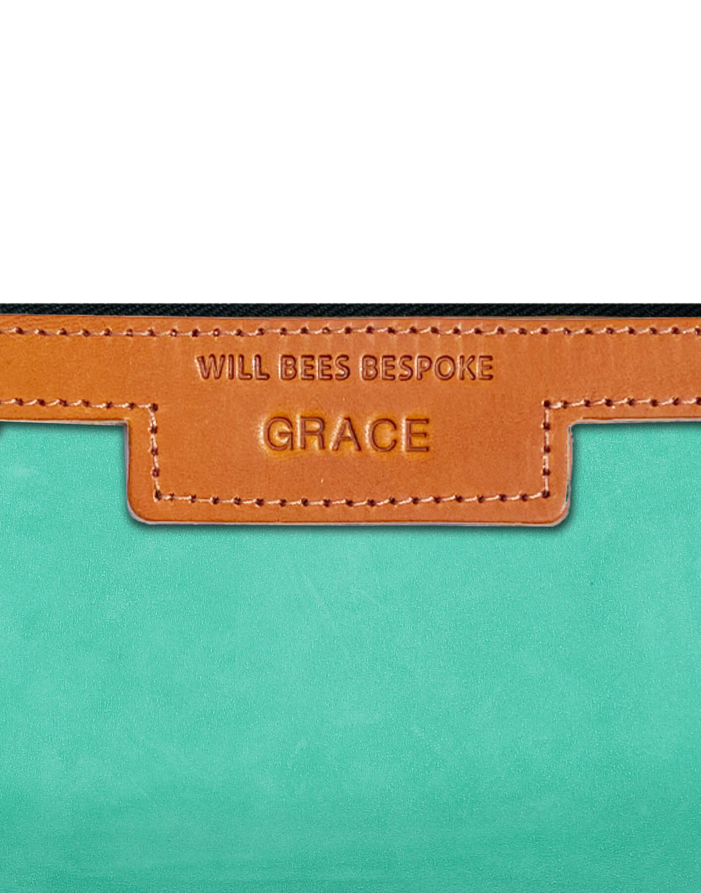 Mini Diana 2 in 1 Clutch - Mint Suede - Will Bees Bespoke