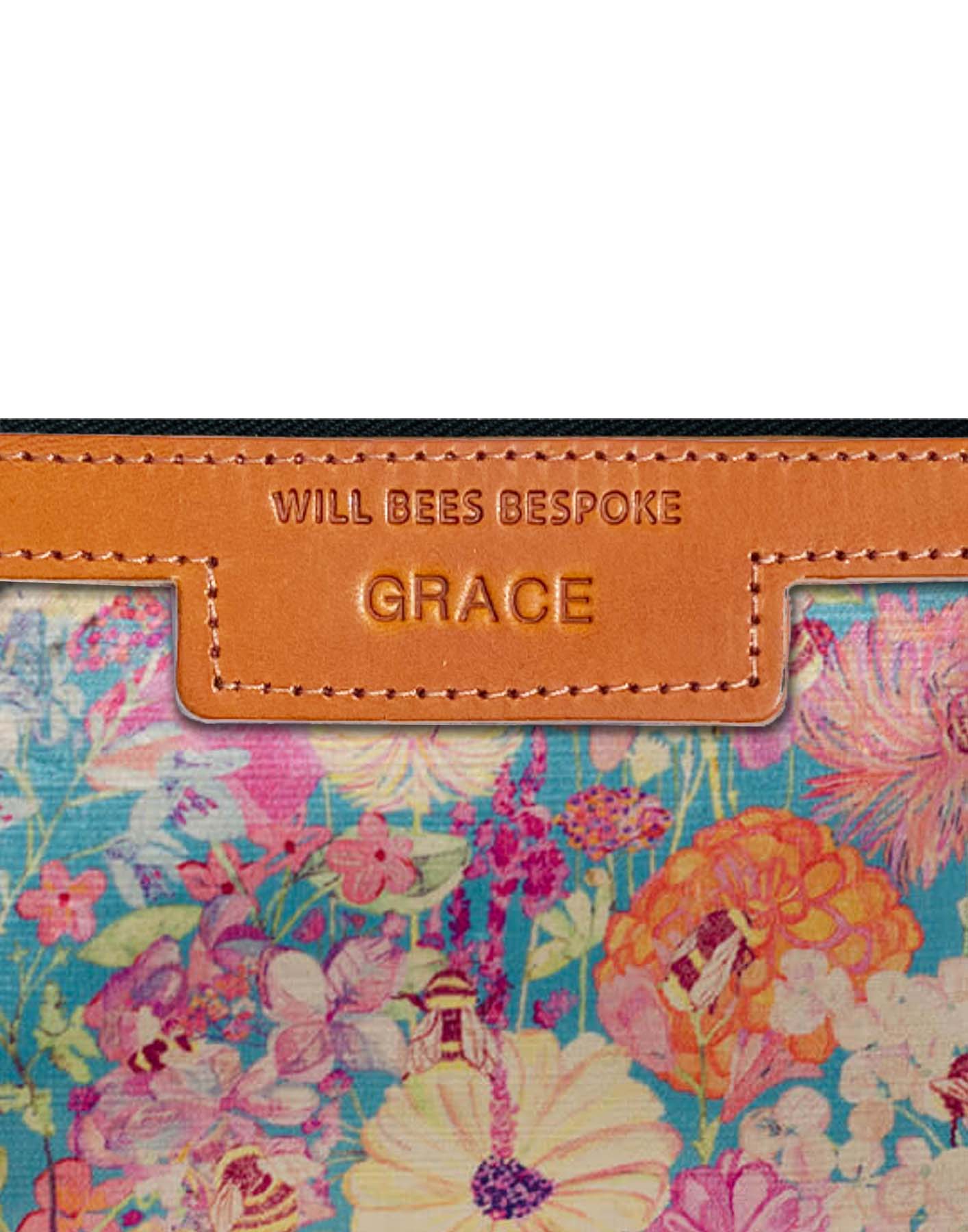 Diana 2 in 1 Clutch - Bumblebee Garden in Vintage - Will Bees Bespoke