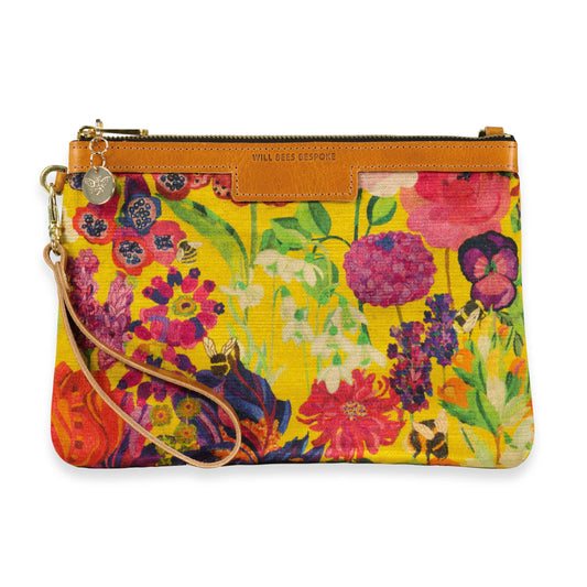 Diana 2 in 1 Clutch - Bee Story in Sunbeam - Will Bees Bespoke