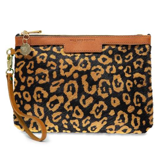 Diana Clutch - Abstract Leopard - Will Bees Bespoke