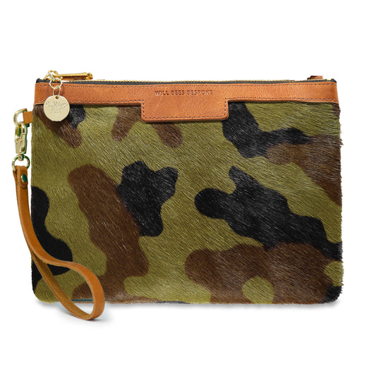 Diana Clutch - Camo Print - Will Bees Bespoke