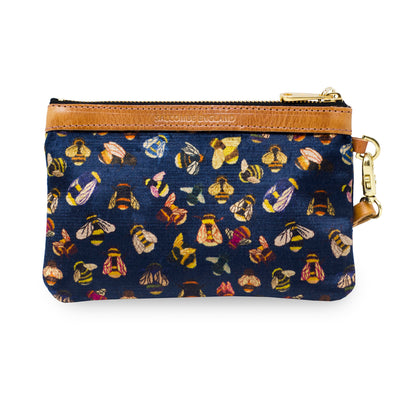 Premium Diana Mini Clutch - Bee party in Midnight sky - Will Bees Bespoke