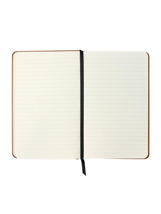 Quarto Notebook - Recycled Leather in Tan - Will Bees Bespoke