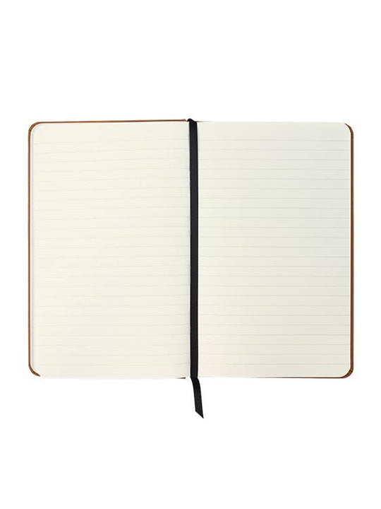 Quarto Notebook - Recycled Leather in Tan