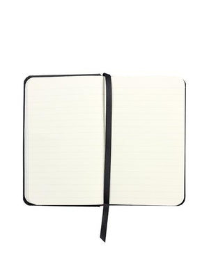 Pocket Notebook - Recycled Leather in Black - Will Bees Bespoke