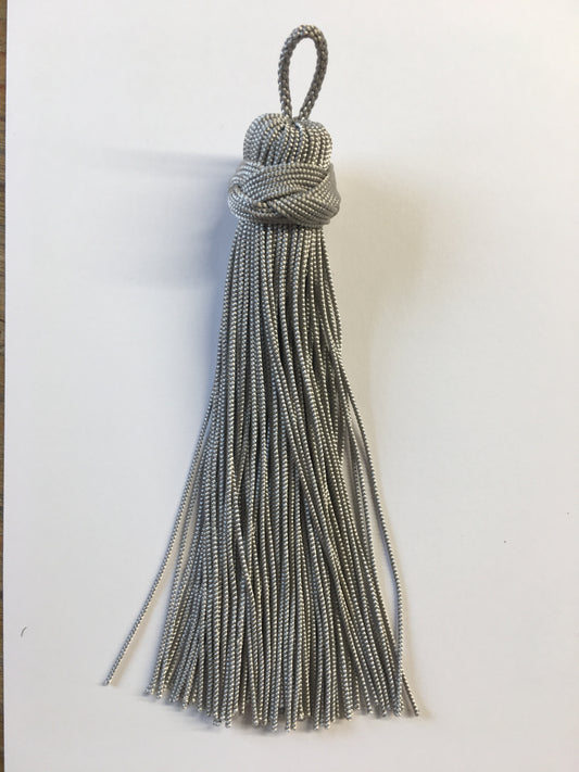Premium Tassel Large - Silver - Will Bees Bespoke