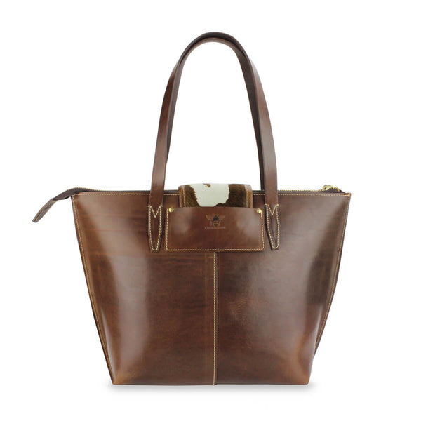 Additional Tote Bag Panel - Brown Cow - Will Bees Bespoke