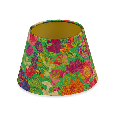 12” Cone Lampshade - Bee Story in Garden - Will Bees Bespoke